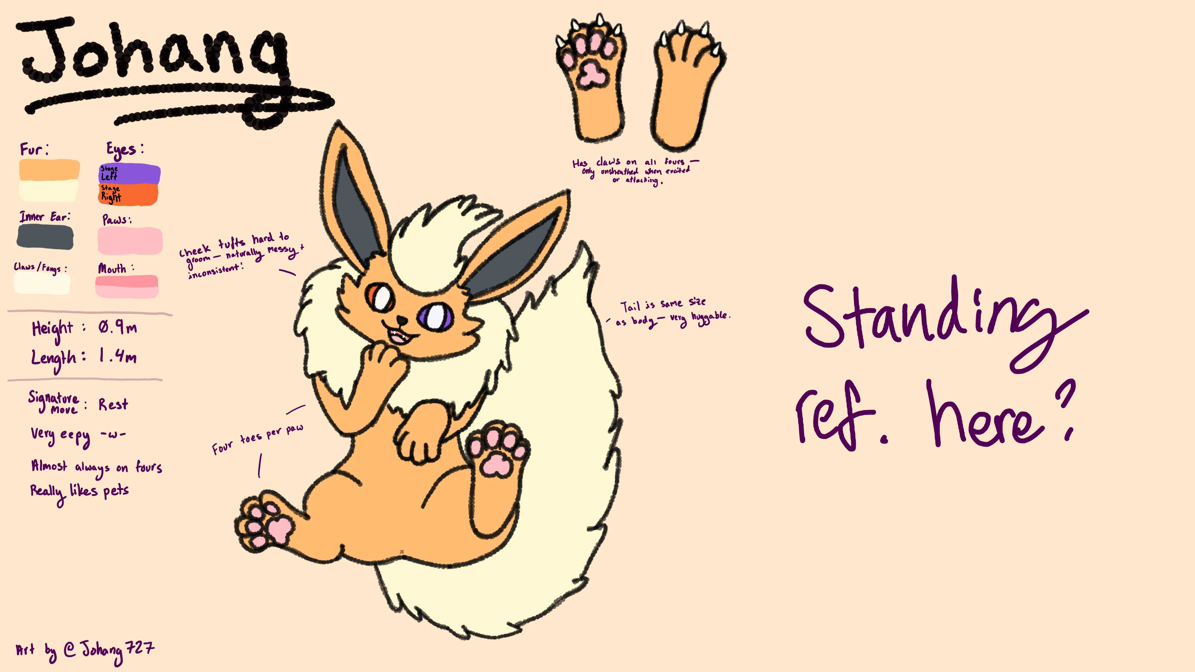 Unfinished Flareon Reference