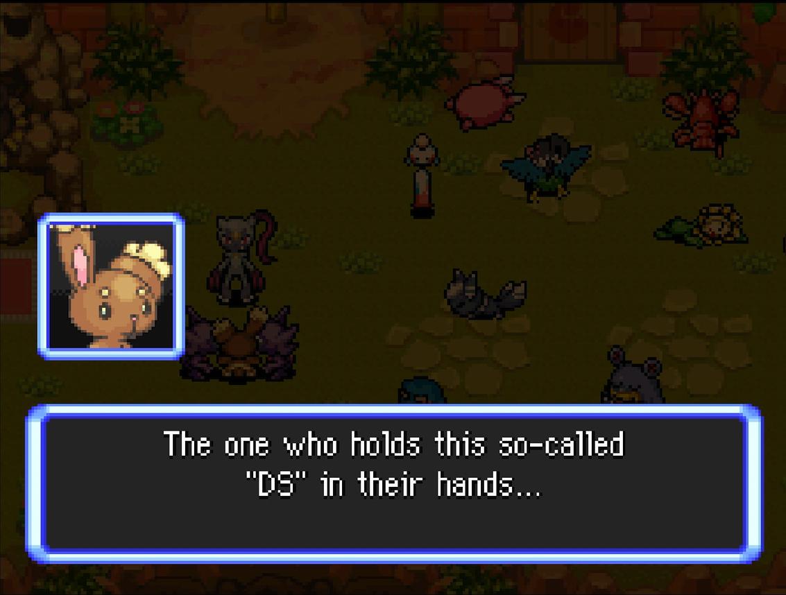 Buneary saying: The one who holds this so-called DS in their hands